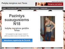 Tablet Screenshot of merginos.net